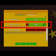 SSG Interface Scale